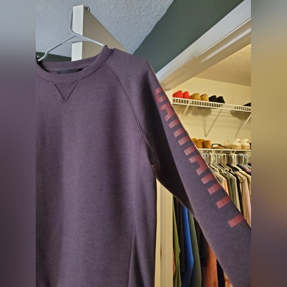 NWOT Carhartt Heather Purple Women's Sweatshirt - Picture 3 of 7